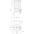 YH52/175 Elevator Oil Buffer Car Side ≤1.6m/s